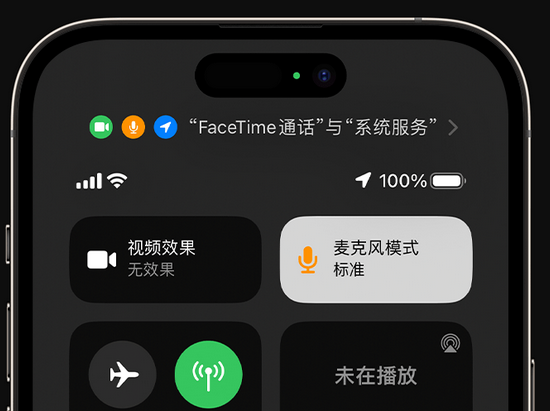 安乡苹果授权维修网点分享iPhone在通话时让你的声音更清晰 