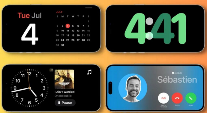 安乡苹果手机维修分享iOS17横屏充电待机显示有什么好处 