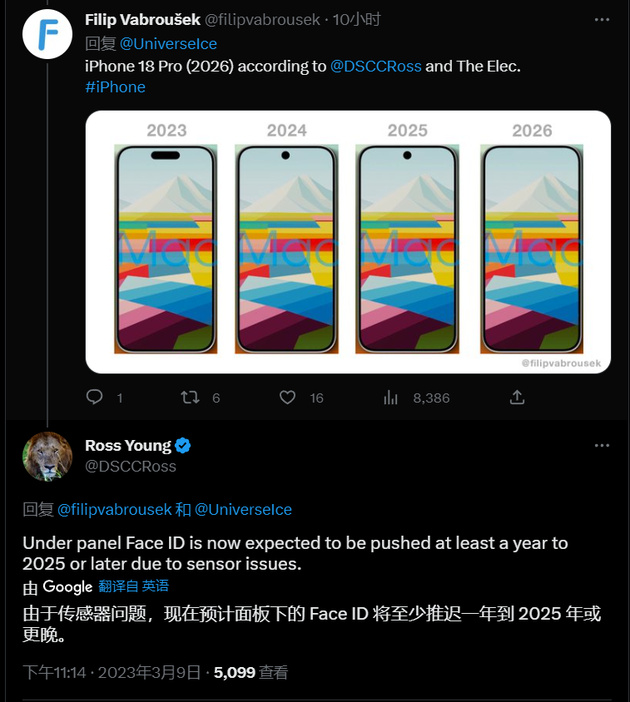 安乡苹果手机维修分享:屏下Face ID有什么优势？iPhone何时会有屏下Face ID？ 