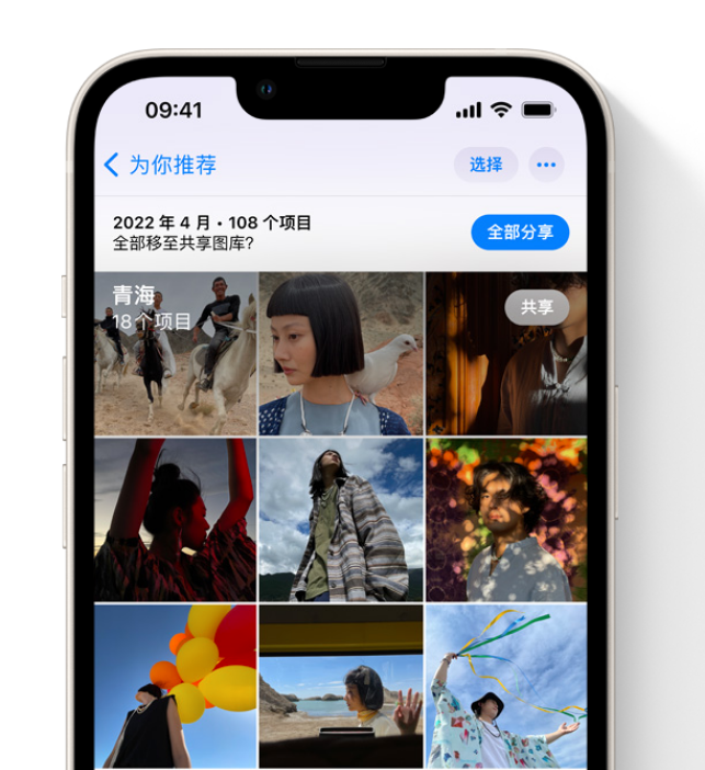 安乡苹果维修网点分享在 iPhone 上使用共享图库 