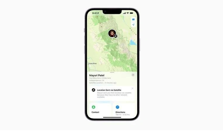 安乡苹果14维修分享iPhone14系列中 FindMy功能通过卫星分享位置方法教程 