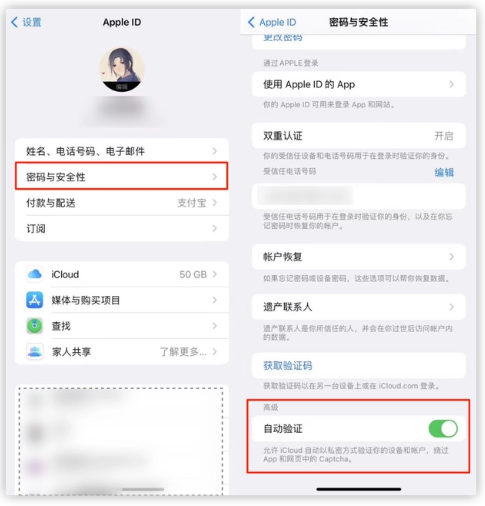 安乡苹果手机维修分享iOS 16 自动验证功能开启方法 